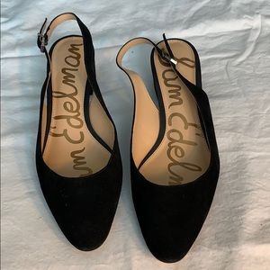 Sam Edelman Black suede heels size 11
